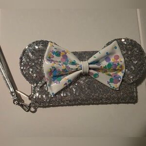 NWOT Loungefly Disney Mickey & Friends Birthday Celebration Zip Around Wallet